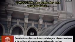 Presentan los 2 primeros casos de policías que grabaron coimas