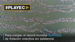 Argentina marca récord Guinness por flotación colectiva
