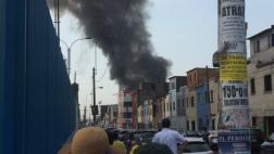 La Victoria: incendio afecta quinta cerca de estadio Matute