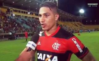 Guerrero dice estar "feliz" por el juego que muestra Flamengo