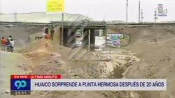 Punta Hermosa sufrió un huaico después de 20 años