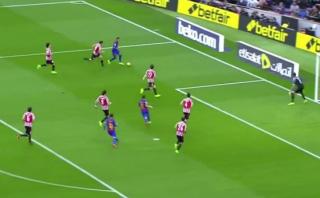 La gran jugada de Neymar en el primer gol del Barza al Bilbao