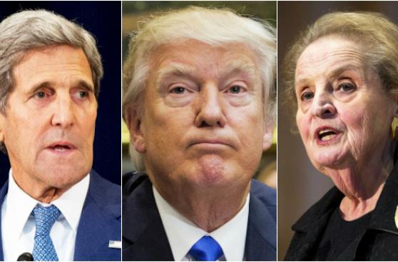 Kerry y Albright advierten contra el veto migratorio de Trump