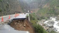 Cerrarán Carretera Central por 16 horas tras derrumbe de carril