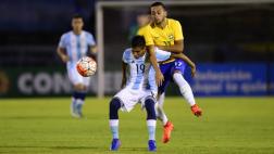 Argentina igualó 2-2 ante Brasil y sigue con vida en Sub 20