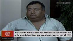 Villa María del Triunfo: alcalde se atrinchera tras ser vacado