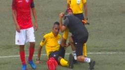 Insólito: juez principal se lesionó en duelo Municipal-Aurich