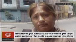 SJL: Esta es la falsa enfermera que dopó y robó a ancianos
