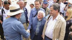 Presidente de Irlanda visitó sitio de agrupamiento de las FARC