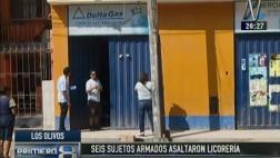 Los Olivos: banda asalta licorería y se lleva 50 mil soles