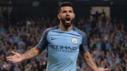Sergio Agüero ingresó por lesión de Gabriel Jesus y anotó