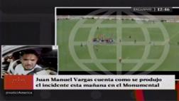 Juan Manuel Vargas habló sobre supuesta agresión de hinchas