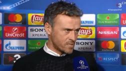Luis Enrique y su enfado con un periodista tras derrota