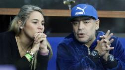 Maradona desmiente "fuerte discusión" con su esposa en Madrid