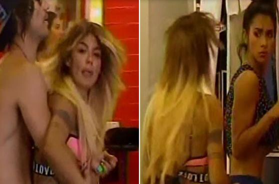Angie Jibaja quiso agredir a participante de reality chileno