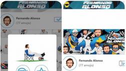 Fernando Alonso lanzó sus emojis y son un éxito mundial