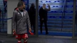 Carlo Ancelotti realizó este gesto obsceno a hinchas del Hertha