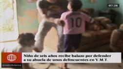 Niño de 6 años fue baleado por defender a su abuela de 'marcas'