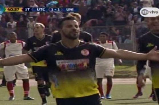 Universitario: Vergara marcó golazo de tiro libre para UTC