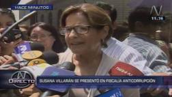 Susana Villarán acudió a Fiscalía Anticorrupción por Río Verde