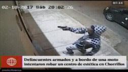 Empresario frustra asalto a estética en Chorrillos