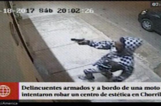 Empresario frustra asalto a estética en Chorrillos