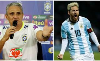Tite elogió a Messi: "Hubiera querido que naciera en Brasil"