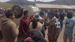 Militares aparentemente ebrios causaron accidente de tránsito