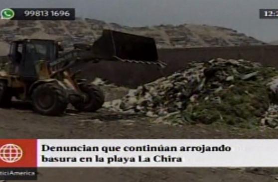 Chorrillos: basural sigue funcionando cerca de playa La Chira
