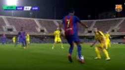 Juvenil del Barcelona anotó golazo en la Champions de menores
