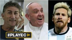 Bauza: "Sueño llevarle la Copa del Mundo al Papa, con Messi"