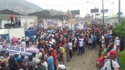 Vecinos de SJL marchan en demanda de obras a municipio de Lima