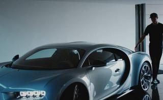 Amo de la velocidad: Cristiano Ronaldo prueba el Bugatti Chiron