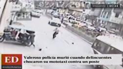 Nuevas imágenes dan pruebas sobre PNP arrollado por hampones
