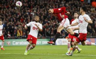 Ibrahimovic le dio título al Manchester United con este gol