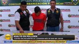 Villa El Salvador: capturan a hampón tras asaltar pollería