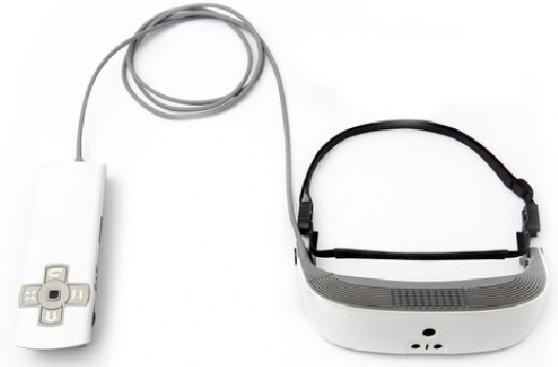 Este visor permite que los legalmente ciegos vean