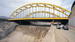 Puentes en alerta por crecida del río Rímac