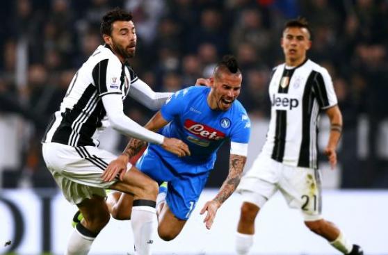Juventus venció 3-1 a Napoli por la ida de semis de Copa Italia
