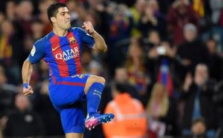 Luis Suárez: grandiosa definición de volea frente al Gijón