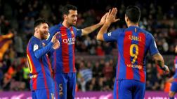 Barcelona goleó 6-1 al Sporting de Gijón por la Liga española