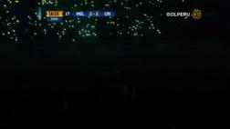 Cristal frente a Melgar se suspendió momentáneamente por apagón