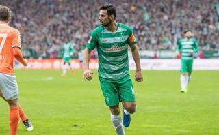 Con Pizarro: Werder Bremen venció 2-0 a Darmstadt en Bundesliga