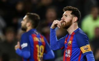 Lionel Messi: peculiar celebración tras golazo con el Barcelona