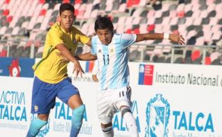 Argentina cayó 2-0 ante Brasil por el Sudamericano Sub-17