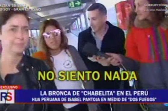 Chabelita Pantoja comentó supuesta pelea con su madre en Perú
