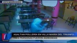 VMT: hampones se llevan S/7 mil en violento asalto a pollería