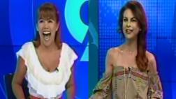 Magaly Medina y Fiorella Rodríguez: míralas juntas en noticiero