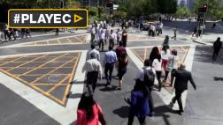 Chile: inauguran primer cruce peatonal "Solución Tokio"