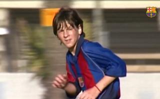 Lionel Messi: su debut en el Barcelona Infantil hace 16 años